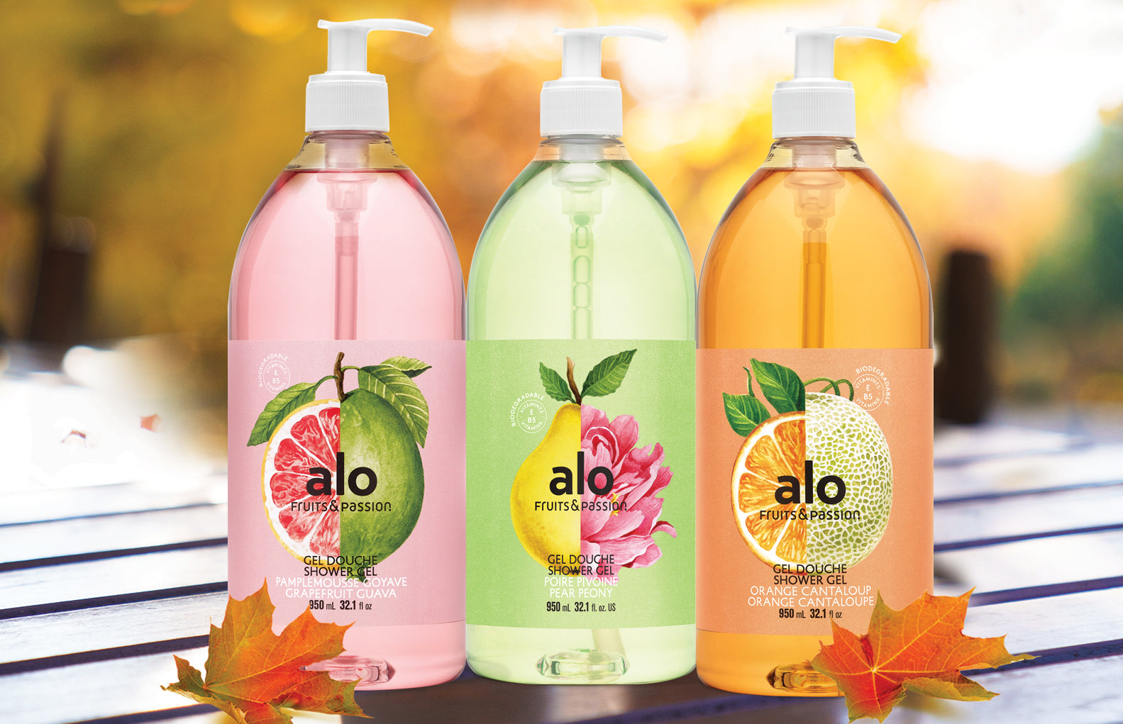 Alo Shower Gel 950 ml  40% OFF  Fruits-Passion