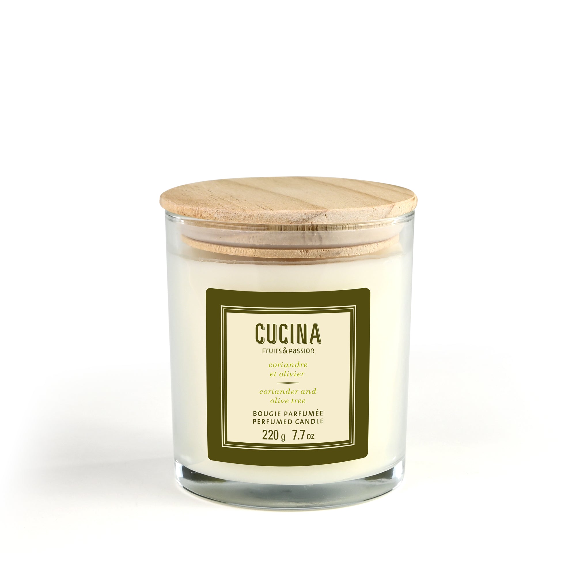 Bougie parfumée | Coriandre et Olivier | 220G