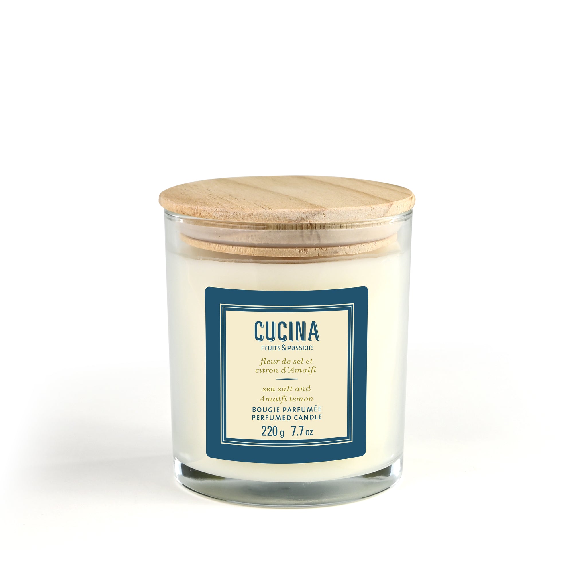 Bougie parfumée | Fleur de sel et citron d'Amalfi | 220G