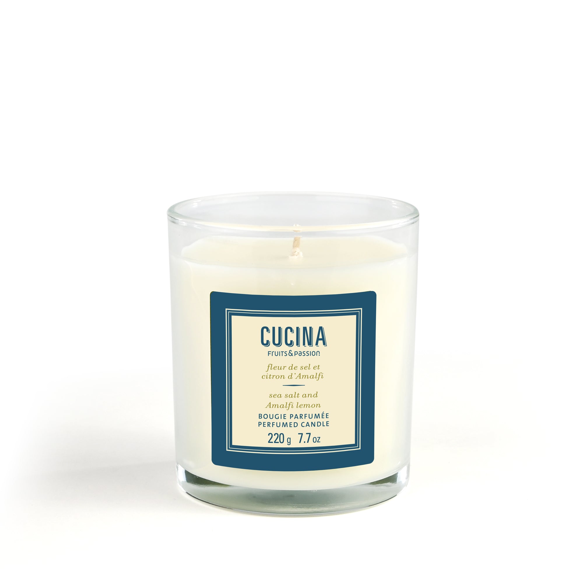 Bougie parfumée | Fleur de sel et citron d'Amalfi | 220G