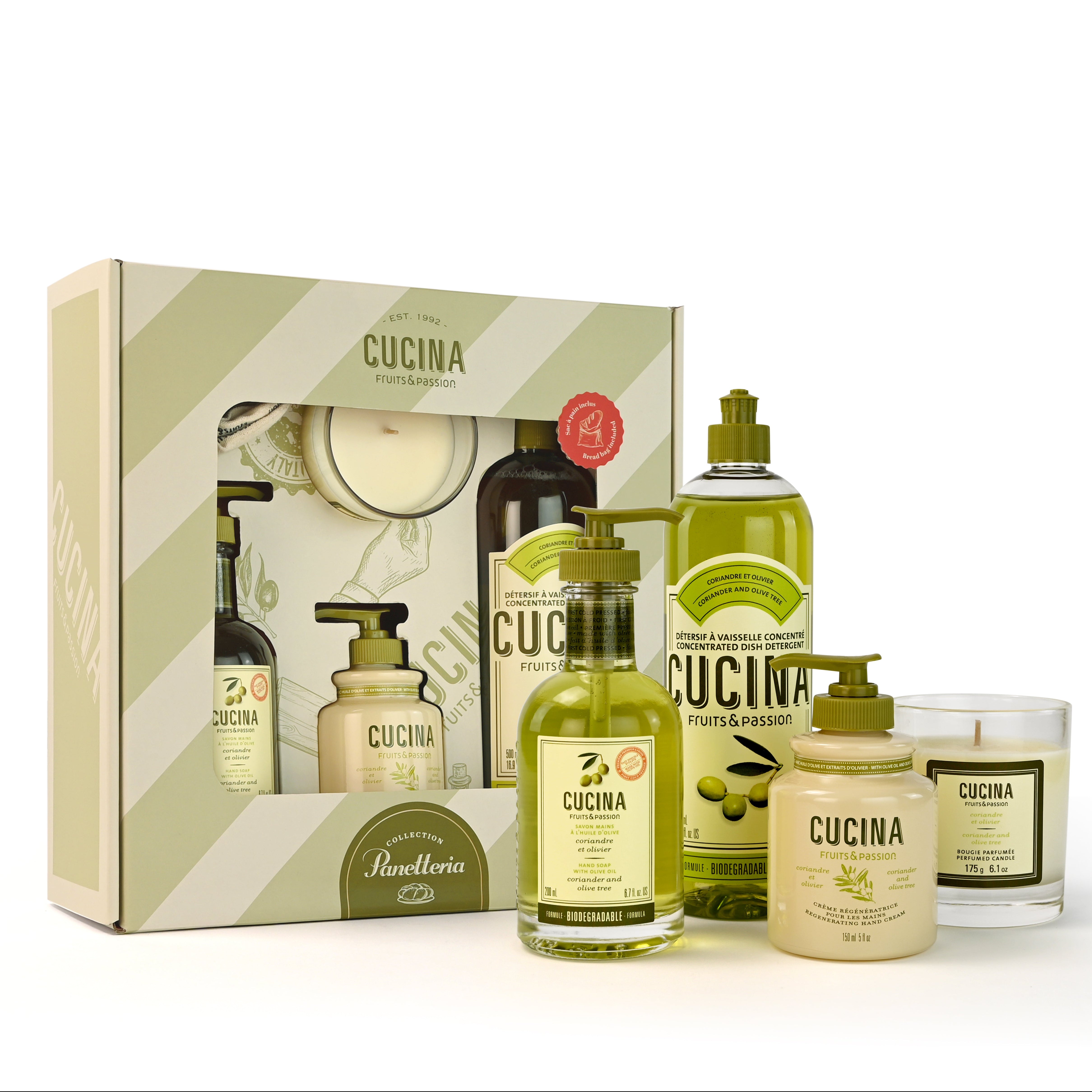 Deluxe gift set | Coriander and Olive Tree – Fruits-Passion
