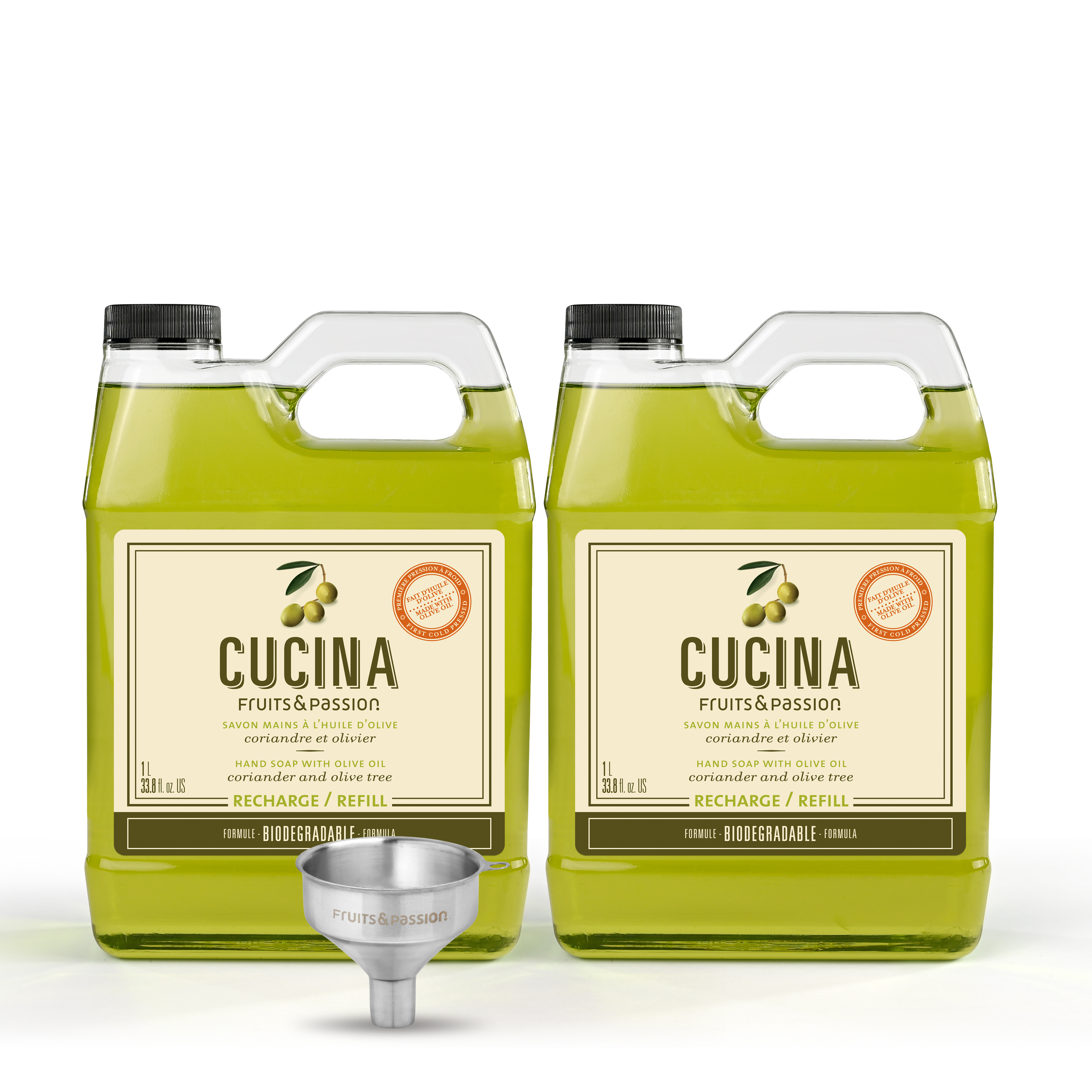 KIRA DOUBLE CLEAN [REFILL] 400g 2箱セット Refill Saving Bundle – Coriander & Olive Tree | Cucina by Fruits