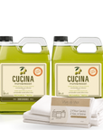 Cucina Hand Soap Refill Saving Bundle, Coriander and Olive Tree