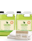 Cucina Hand Soap Refill Saving Bundle, Lime Zest and Cypress