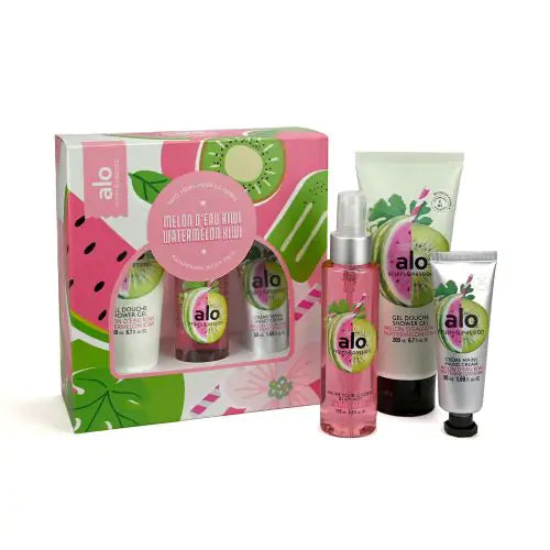 Ensemble Trio Soins pour le corps | Melon d'eau kiwi