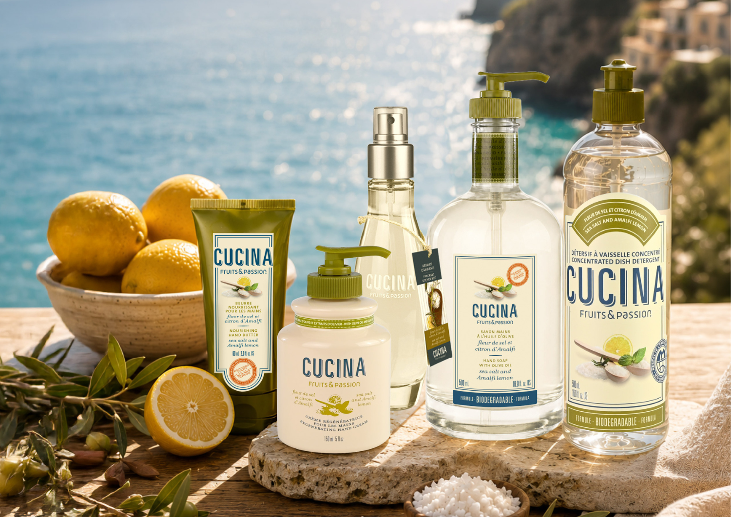 Cucina Sea Salt and Amalfi Lemon