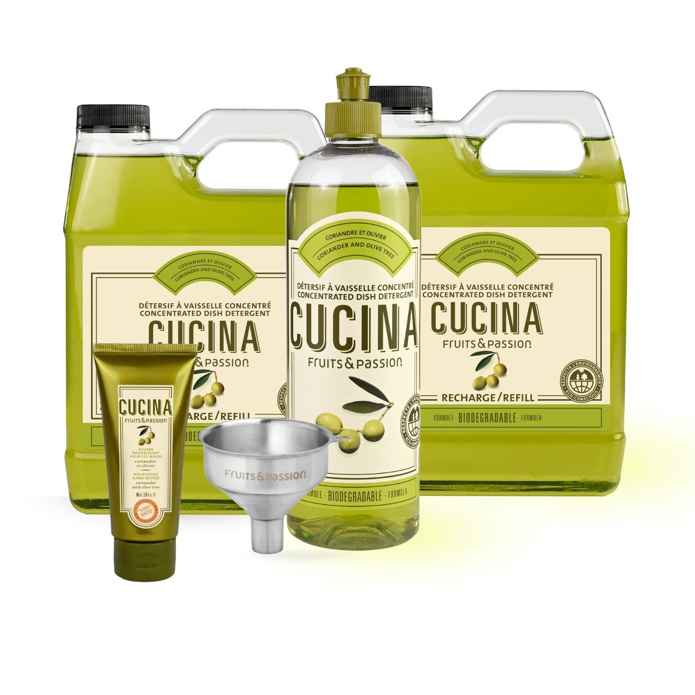 Dish Detergent Refill Bundle | Coriander and Olive Tree – Fruits