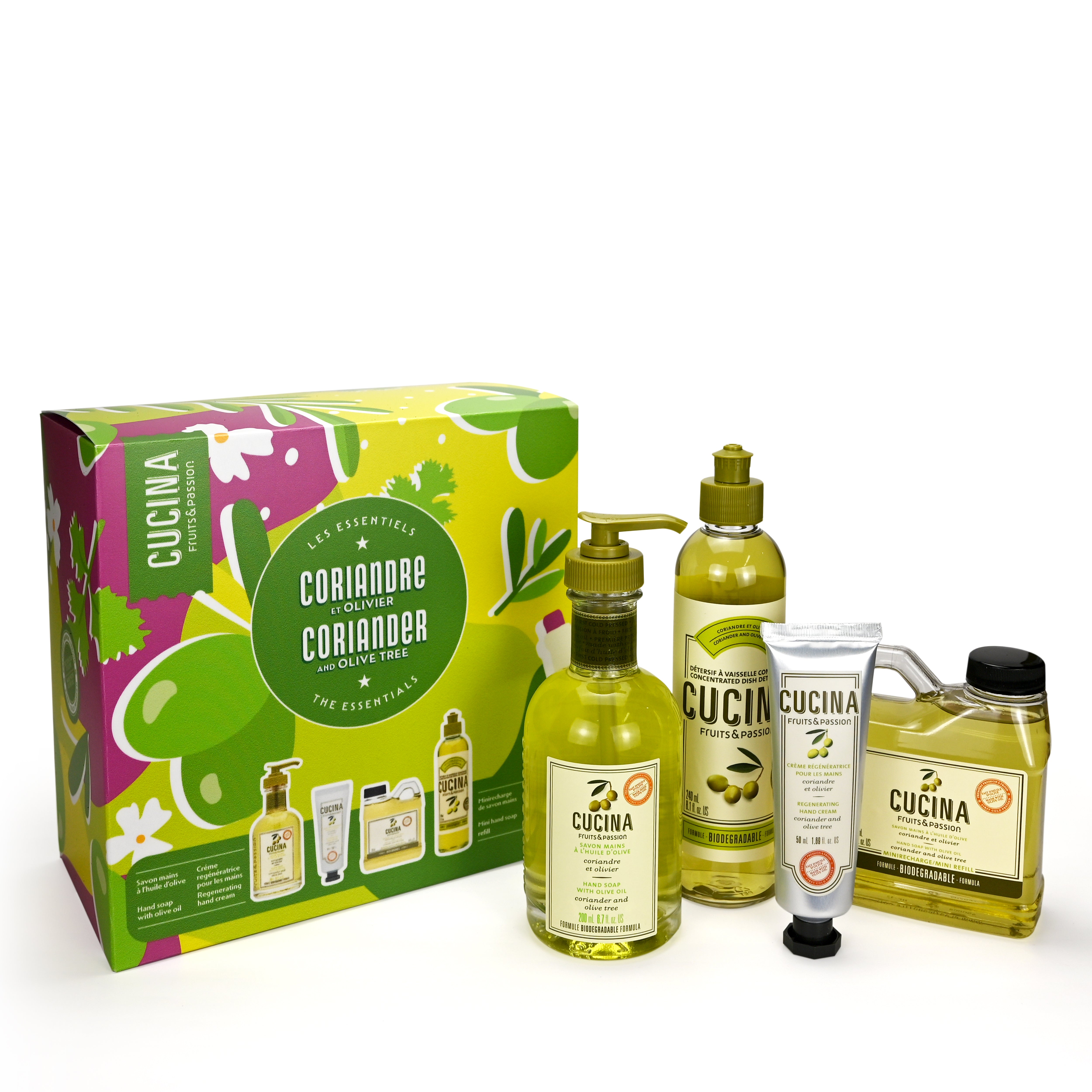 Essential Gift Set | Coriander and Olive Tree – Fruits-Passion