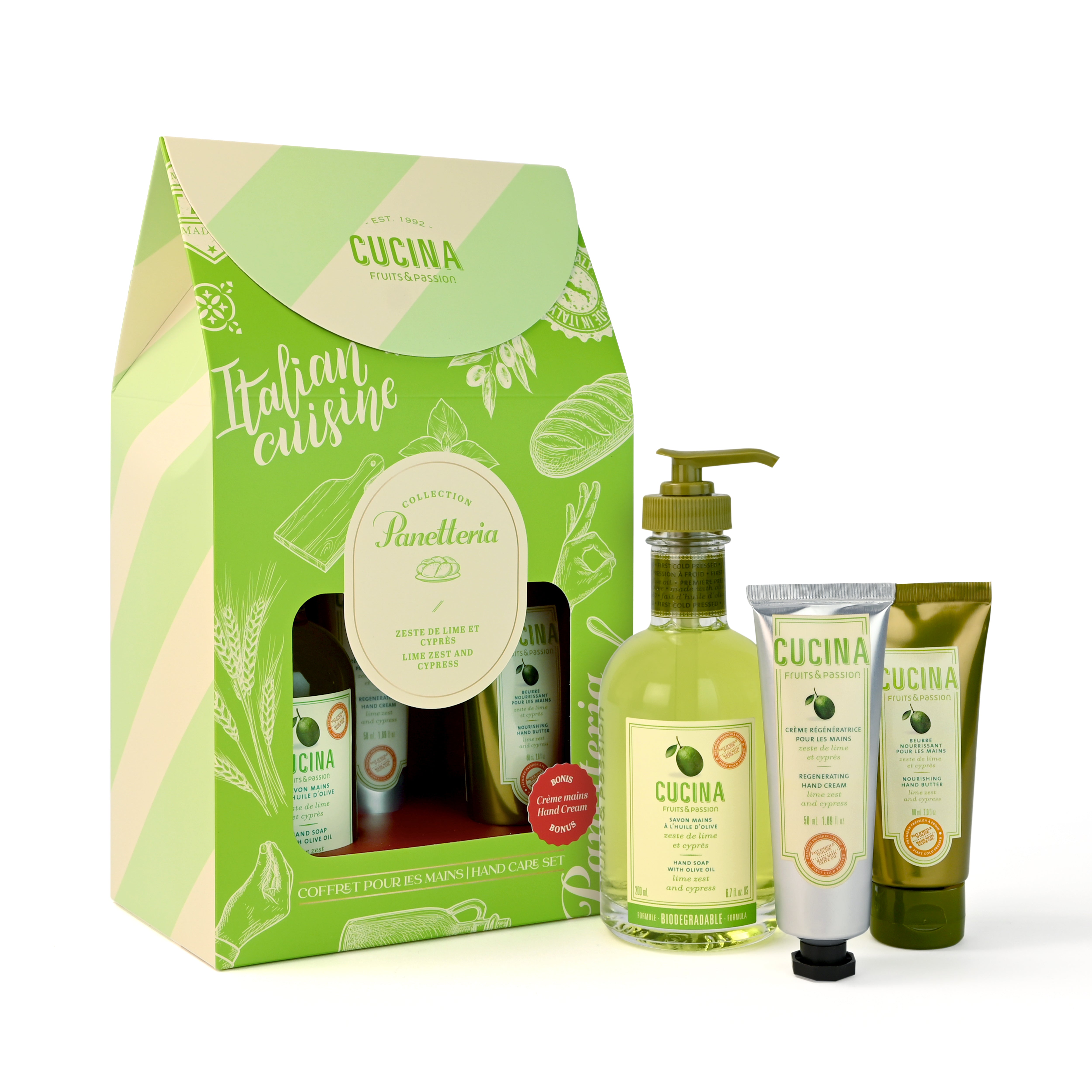 Hand care set | Lime Zest and Cypress – Fruits-Passion