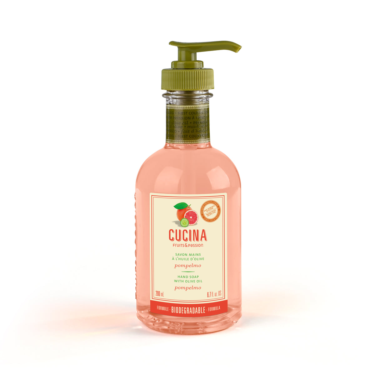Hand Soap with Olive Oil | Pompelmo | 200 mL – Fruits-Passion