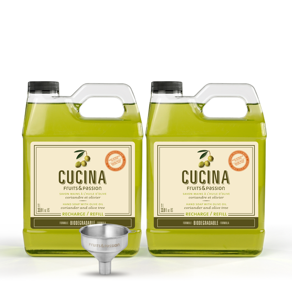 Refill Saving Bundle – Coriander & Olive Tree | Cucina by Fruits